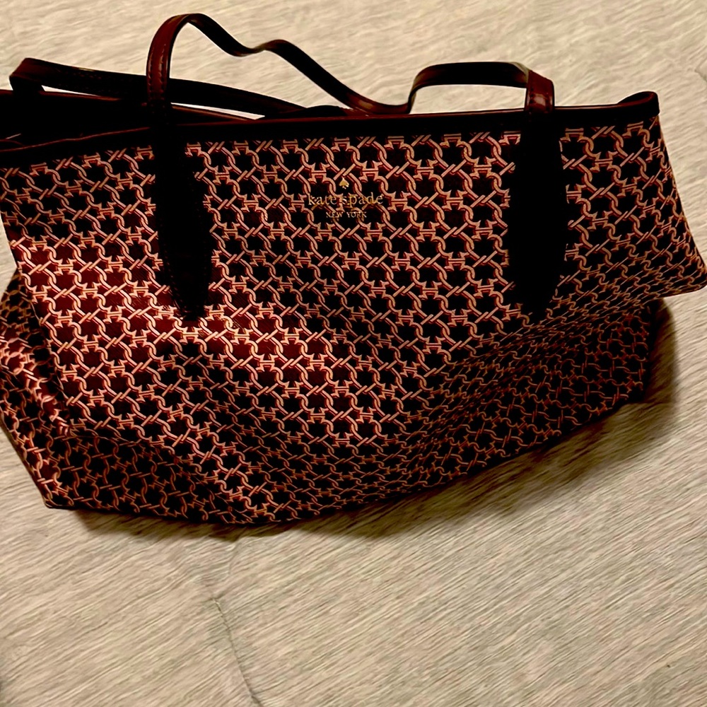 Kate Spade Purple Spade Design with wallet